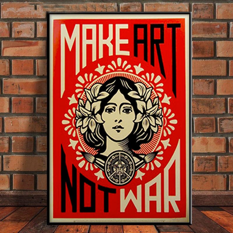 MAKE ART NOT WAR