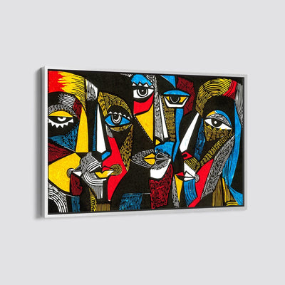 ABSTRACT FACES CANVAS