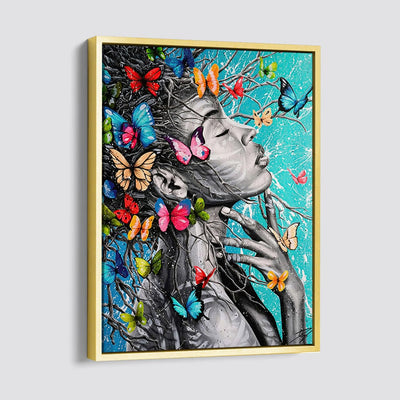 BUTTERFLY GIRL CANVAS
